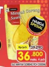 Promo Harga 365 Minyak Goreng 2000 ml - Superindo
