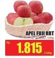 Promo Harga Apel Fuji RRT per 100 gr - Hari Hari