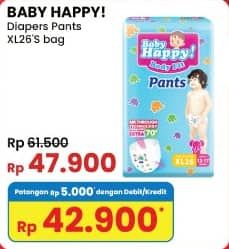 Promo Harga Baby Happy Body Fit Pants XL26 26 pcs - Indomaret