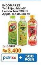 Promo Harga Indomaret Minuman Teh Lemon, Apel, Hijau Melati 330 ml - Indomaret