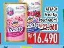 Promo Harga Attack Fresh Up Softener 680 ml - Hypermart