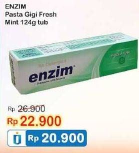 Promo Harga ENZIM Pasta Gigi Mint 124 gr - Indomaret
