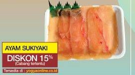 Promo Harga Ayam Sukiyaki per 100 gr - Yogya