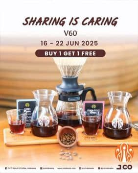 Promo Harga Sharing is Caring  - JCO
