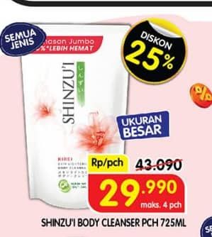 Promo Harga Shinzui Body Cleanser All Variants 800 ml - Superindo