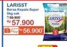 Promo Harga Larisst Beras Kepala Super 5000 gr - Indomaret