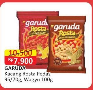 Promo Harga GARUDA Rosta Kacang Panggang Pedas, Wagyu Beef 70 gr - Alfamart