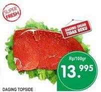 Promo Harga Daging Topside Sapi per 100 gr - Superindo