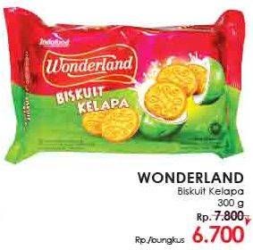 Promo Harga WONDERLAND Biscuit Kelapa 300 gr - LotteMart