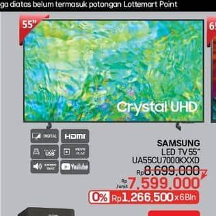 Promo Harga Samsung UA55CU7000K  - LotteMart