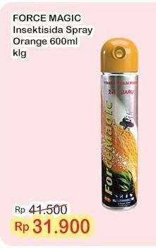Promo Harga Force Magic Insektisida Spray Orange 600 ml - Indomaret