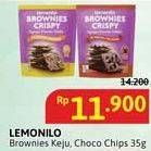 Promo Harga Lemonilo Brownies Crispy Keju, Choco 40 gr - Alfamidi