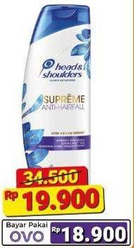 Promo Harga Head & Shoulders Supreme Shampoo Anti-Hairfall 135 ml - Alfamart