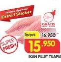 Promo Harga Ikan Fillet Tilapia per 100 gr - Superindo