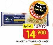 Promo Harga LA FONTE Fettuccine 450 gr - Superindo