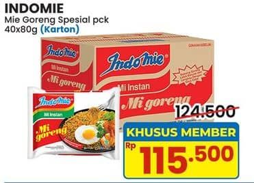 Promo Harga Indomie Mi Goreng Spesial per 40 pcs 85 gr - Indomaret