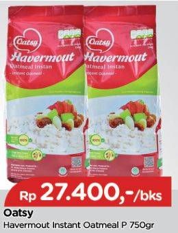 Promo Harga OATSY Havermout Instant 750 gr - TIP TOP