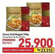 Promo Harga SUNNY GOLD Chicken Nugget 500 gr - Carrefour