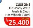 Promo Harga CUSSONS KIDS Body Wash Fresh Clean, Hot Wheels 350 ml - Alfamidi