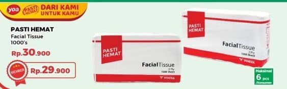 Promo Harga Pasti Hemat Facial Tissue 1000 sheet - Yogya
