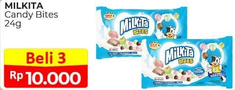 Promo Harga Milkita Candy Milk Bites 25 gr - Alfamart