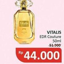 Promo Harga VITALIS Eau De Toilette Royale Couture 50 ml - Alfamidi