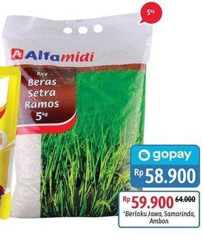 Promo Harga Alfamidi Beras Setra Ramos 5 kg - Alfamidi