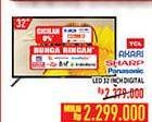 Promo Harga TCL/AKARI/SHARP/PANASONIC LED 32 Inch Digital  - Hypermart