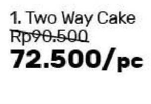 Promo Harga WARDAH Exclusive Two Way Cake  - Guardian