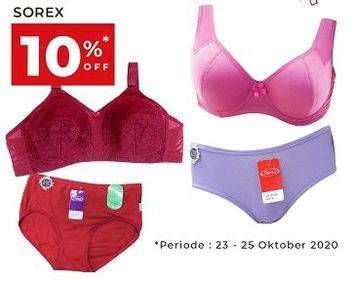Promo Harga Sorex Bra / Celana Dalam Wanita  - Carrefour