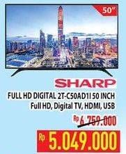 Promo Harga SHARP 2T-C50AD1i Full-HD 50"  - Hypermart