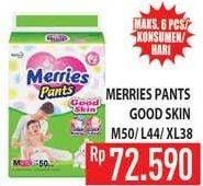 Promo Harga Merries Pants Good Skin M50, L44, XL38  - Hypermart