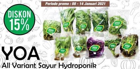 Promo Harga YOA Sayuran Segar All Variants  - Yogya