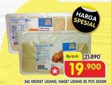 Promo Harga 365 Kroket Udang/Naget Udang 240gr  - Superindo