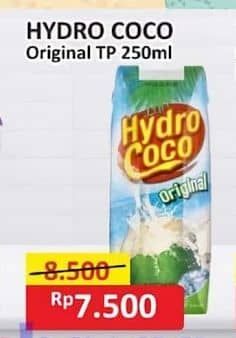 Promo Harga Hydro Coco Minuman Kelapa Original 250 ml - Alfamart