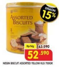 Promo Harga Nissin Assorted Biscuits 650 gr - Superindo