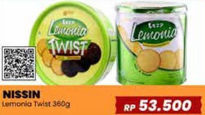 Promo Harga Nissin Cookies Lemonia Twist Lemon Chocolate 360 gr - Yogya