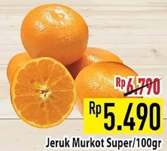 Promo Harga Jeruk Murcot Super per 100 gr - Hypermart