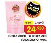 Promo Harga CUSSONS IMPERIAL LEATHER Body Wash Softly Softly 400 ml - Superindo