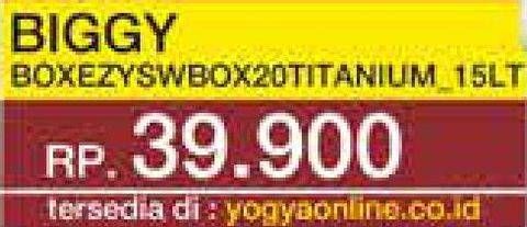 Promo Harga BIGGY Box SW BX 10  - Yogya
