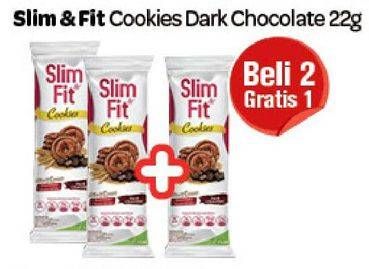 Promo Harga SLIM & FIT Cookies 22 gr - Carrefour