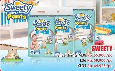 Promo Harga Sweety Silver Pants XL34  - Hari Hari