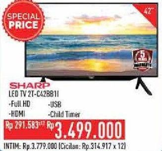 Promo Harga SHARP 2T-C42BB1i | Android TV 42"  - Hypermart