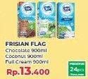 Promo Harga FRISIAN FLAG Susu UHT Purefarm Coconut Delight, Full Cream, Swiss Chocolate 900 ml - Yogya