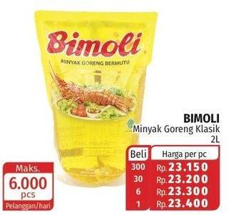 Promo Harga BIMOLI Minyak Goreng 2 ltr - Lotte Grosir