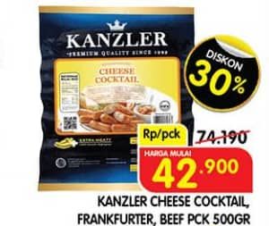 Promo Harga Kanzler Cocktail/Frankfurter  - Superindo