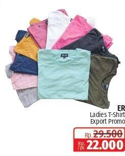 Promo Harga ER LADIES T-Shirt Polos Export  - Lotte Grosir