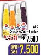 Promo Harga ABC Syrup Squash Delight All Variants 460 ml - Hypermart