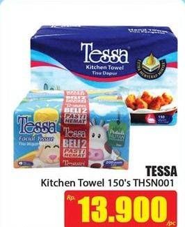 Promo Harga TESSA Kitchen Towel 150 sheet - Hari Hari