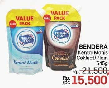 Promo Harga Frisian Flag Susu Kental Manis Cokelat, Putih 545 gr - LotteMart